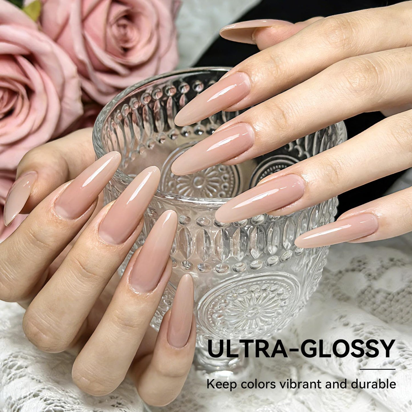 Top Coat Clear Nail Polish - Quick Dry, High Shine, Long Lasting Gloss | 16.5ml for Salon Quality Nail Art