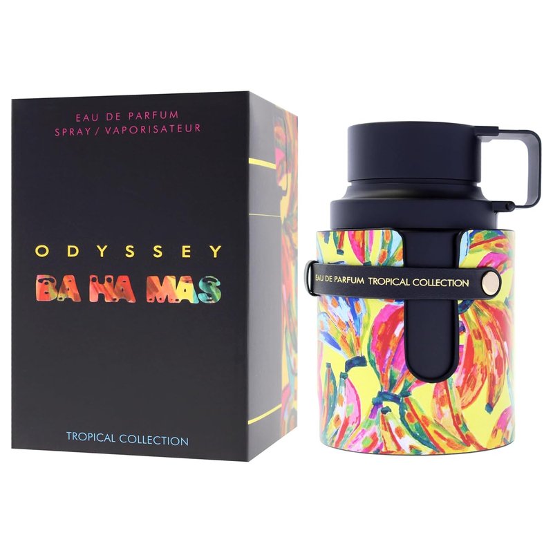 Armaf Odyssey Ba Ha Mas Tropical Collection | Fruity Aquatic Woody Eau de Parfum Spray - Long-Lasting Unisex Fragrance, 3.4 oz / 100 ml