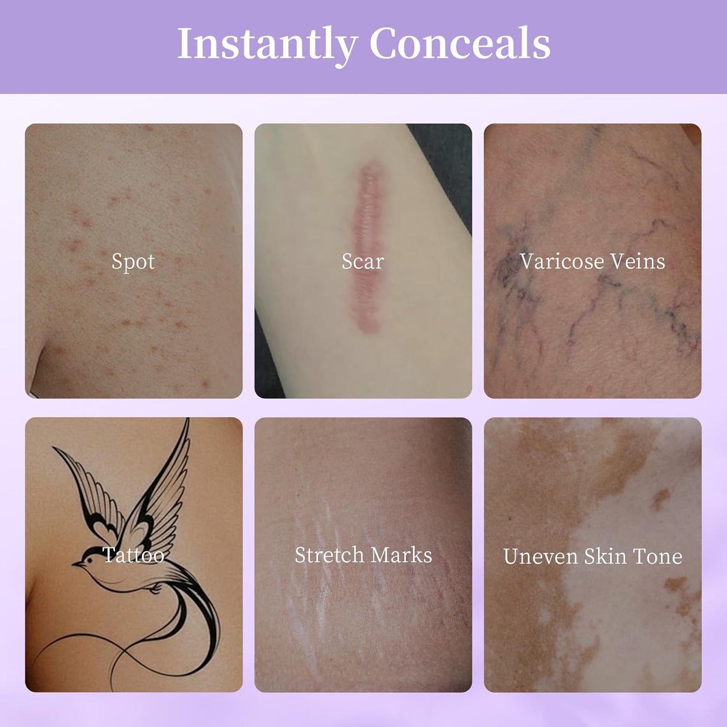 Skiennix Tattoo Cover Up Makeup - Waterproof Body Coverage Perfector for Scars & Bruises, 3.5oz Bronze Radiance