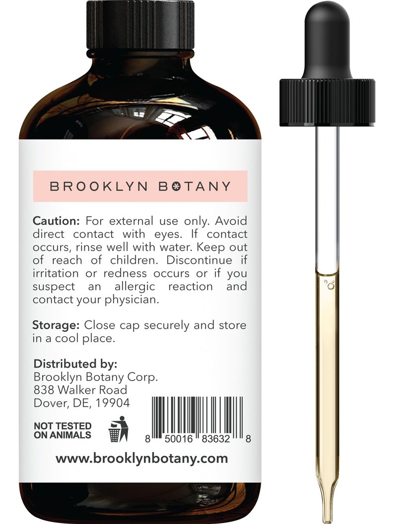 Brooklyn Botany Peppermint Essential Oil - Huge 4 Fl Oz - 100% Pure and Natural - Premium Grade with Dropper - for Aromatherapy and Diffuser