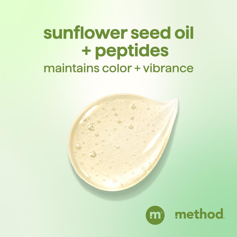 Method Color Protect Shampoo, Mindful Matcha – Safe for and Protects Color-Treated Hair, with Strengthening Peptide – Sulfate free, Paraben free & Silicone free – 14 oz