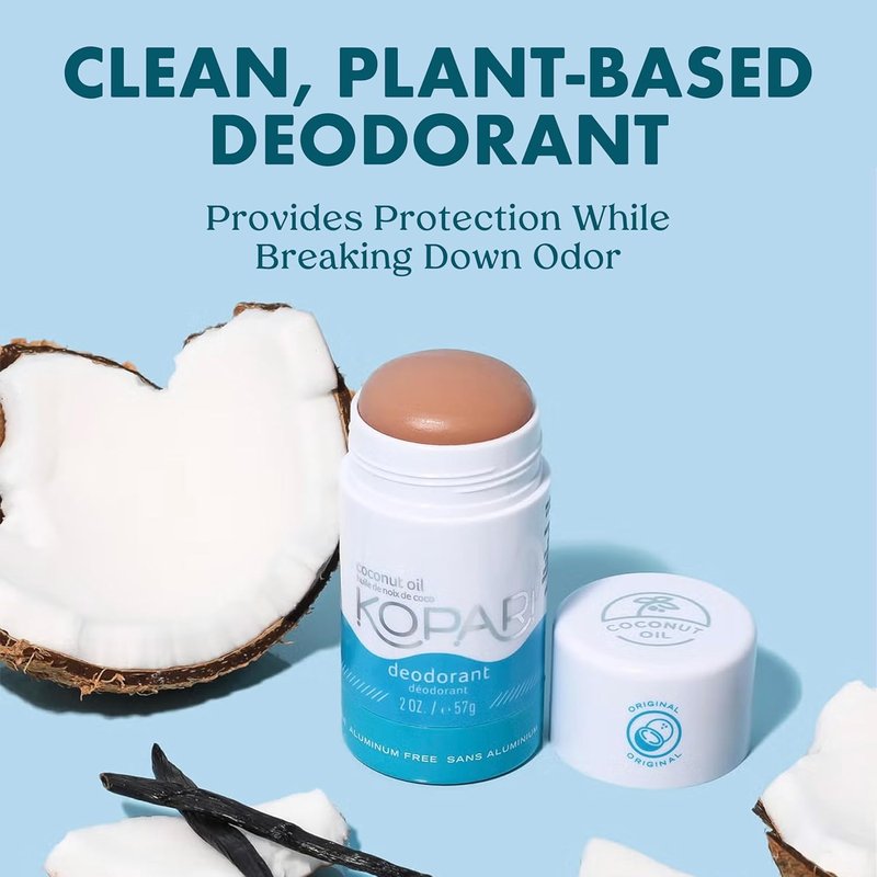 Kopari Coconut Deodorant - Aluminum Free, Non-Toxic & Plant-Based - Long Lasting Protection, 2 oz