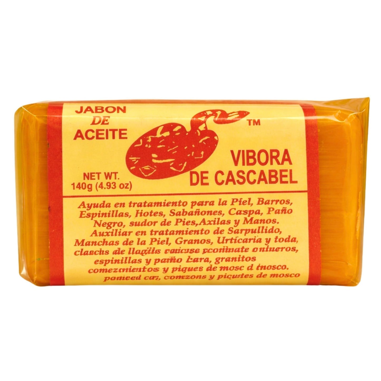 JABON DE ACEITE VIBORA DE CASCABEL (1), 140g - Jabon De Aciete Vibora De Cascabel Barra de Limpieza para Cara y Cuerpo/Rattlesnake Soap Oil Soap (Vibora de Cascabel) - Face & Body Cleansing Bar
