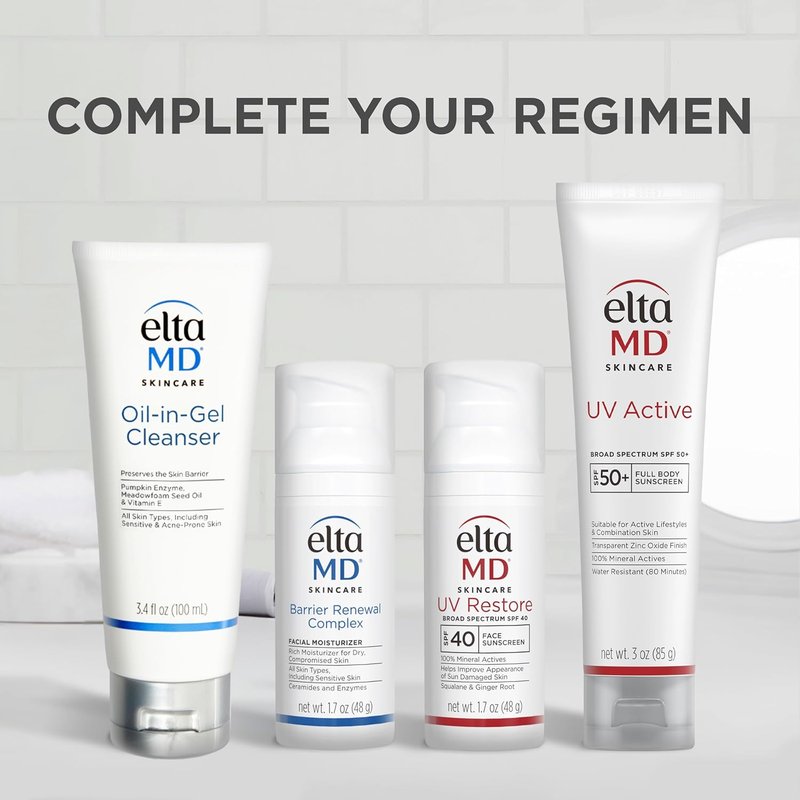 EltaMD UV Restore Face Sunscreen - SPF 40 Mineral Formula for Sun-Damaged Skin Repair | Anti-Aging Zinc Oxide