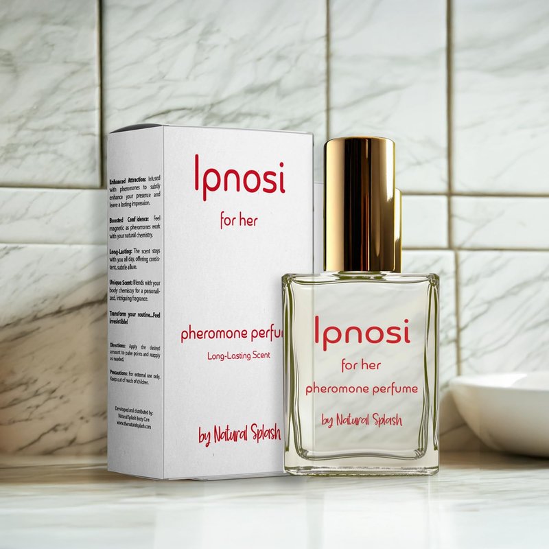 Natural Splash Body Care lpnosi Pheromone Perfume for Women - Long Lasting Chic Scent with Gardenia & Fruity Notes, Confidence-Boosting Spray, Travel-Friendly, 1 fl oz