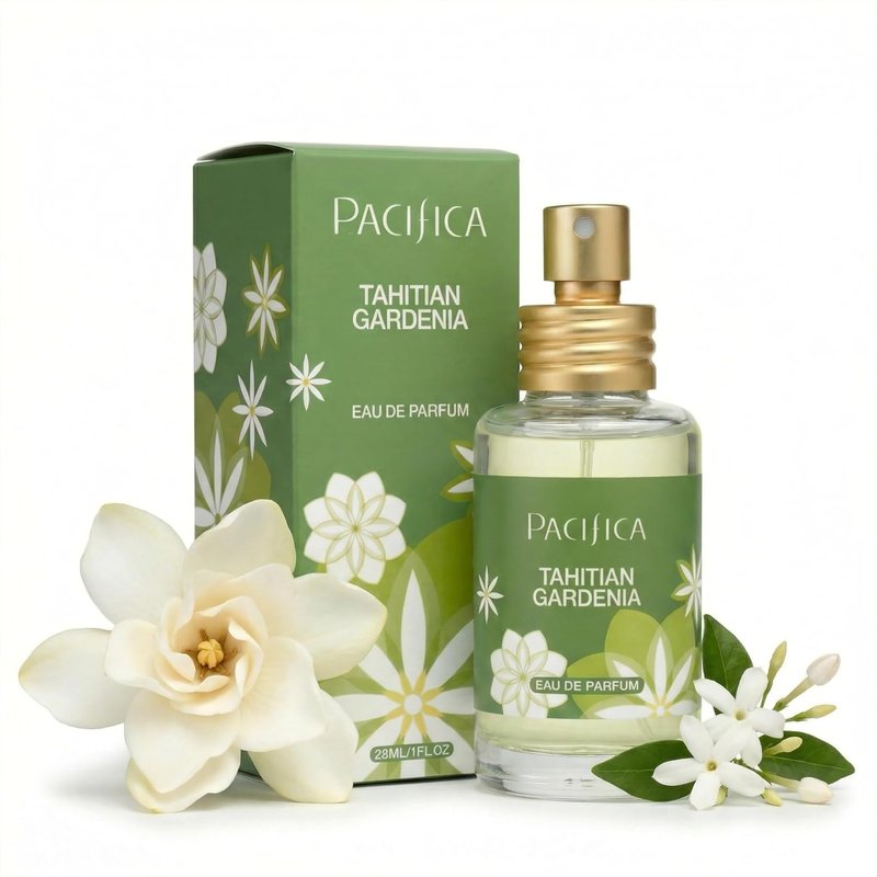 Pacifica Tahitian Gardenia Perfume Spray - Tropical Floral Fragrance with Gardenia, Jasmine & Vanilla | 1oz Vegan & Cruelty-Free