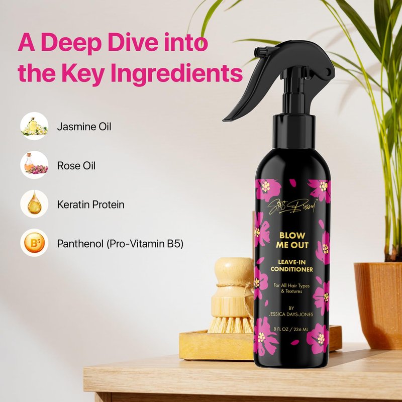 Blow Me Out Leave-In Conditioner - Hydrating Formula for Damaged Hair | 8 fl oz Moisturizing Treatment