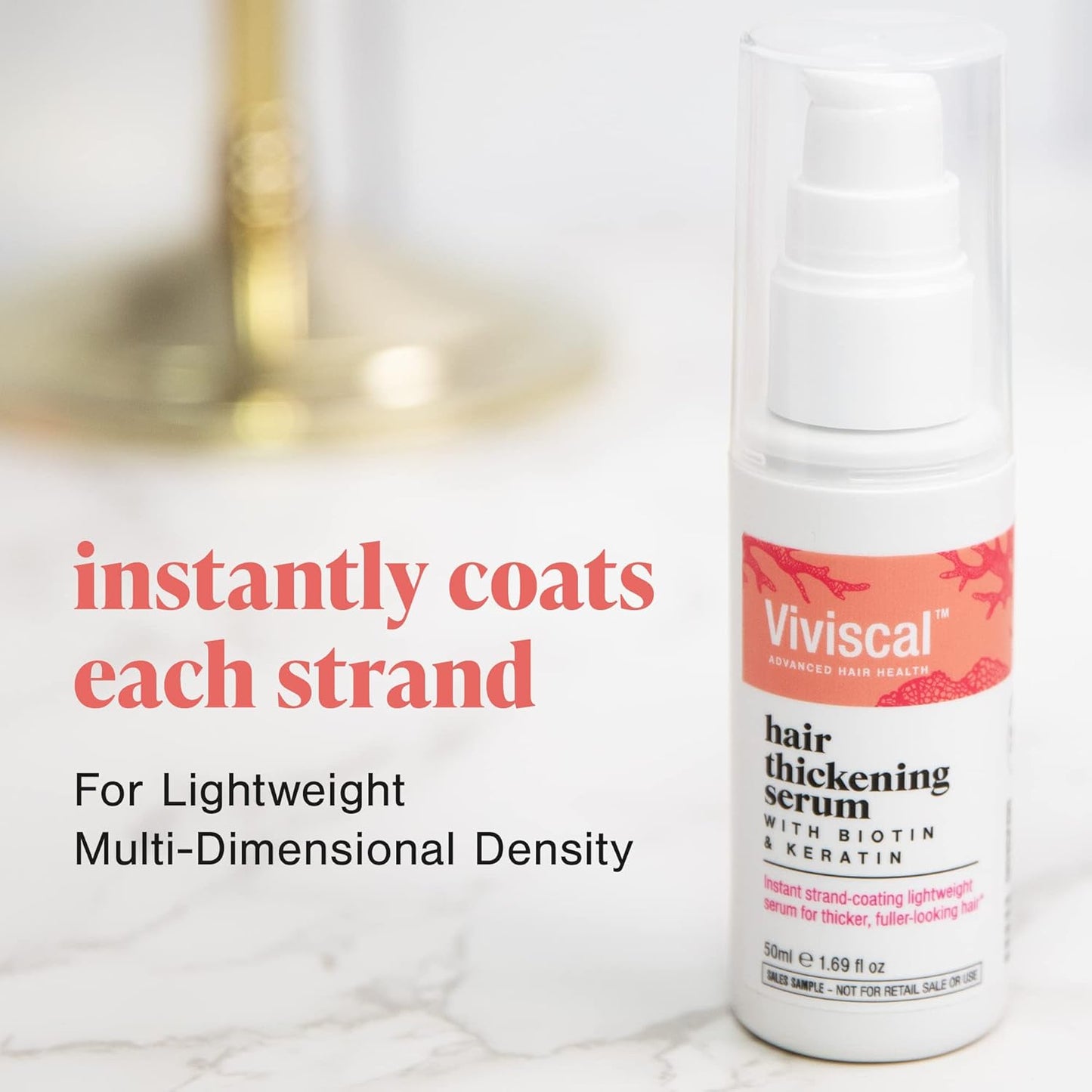 Viviscal Hair Thickening Shampoo & Serum Bundle - 250ml Shampoo & 50ml Serum
