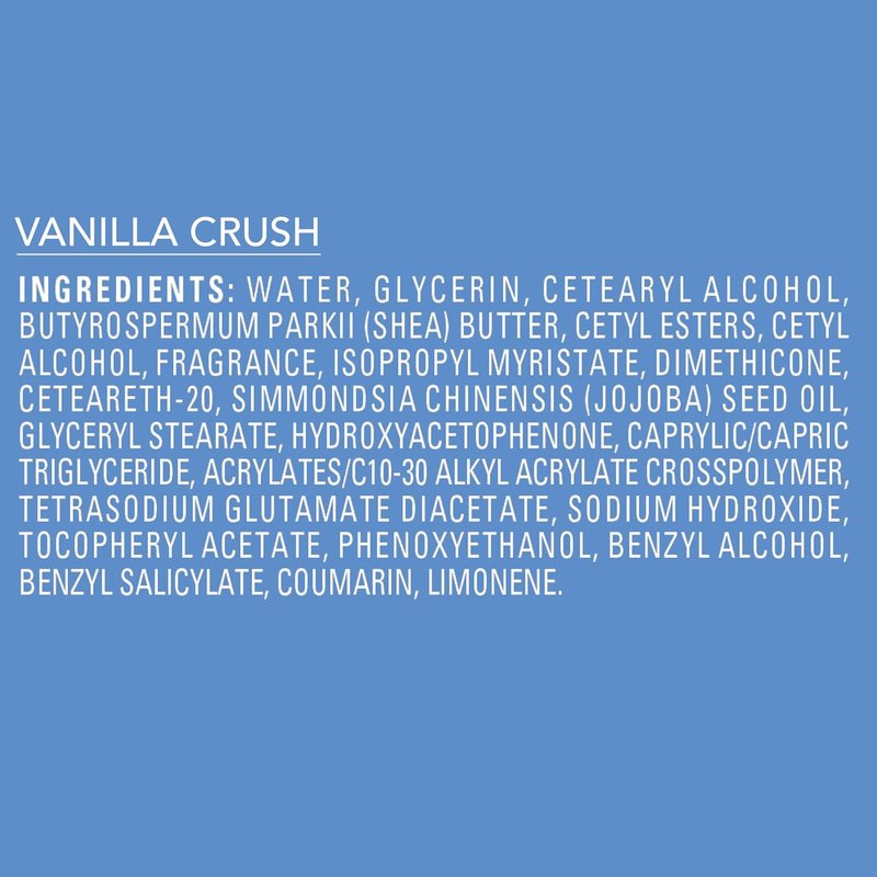 Jergens Shea Fusion Body Lotion - Vanilla Crush Moisturizer with Shea Butter & Vitamin E | 14 fl oz
