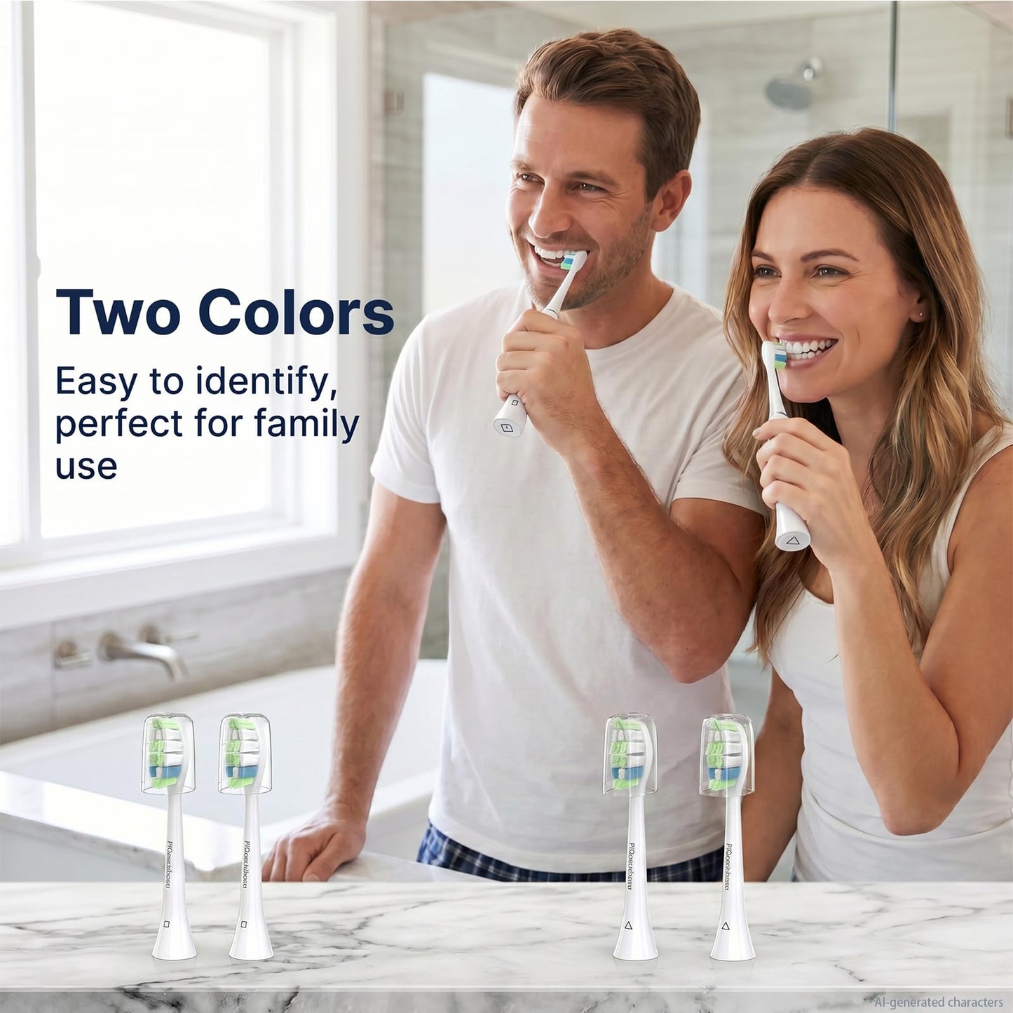 Pisonicleara Replacement Toothbrush Heads for Philips Sonicare(10 pcs)