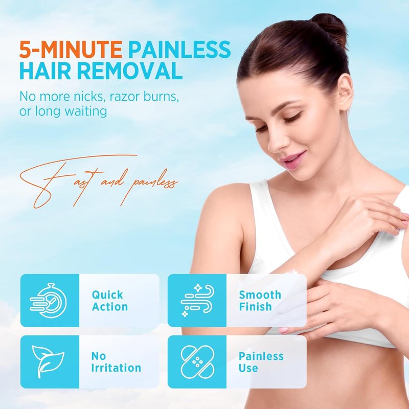 Regine Switzerland Hair Removal Cream - Gentle Depilatory for Sensitive Skin | Bikini, Legs & Underarms