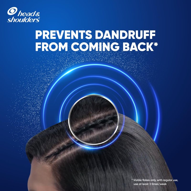 Head & Shoulders Anti Dandruff Cool Menthol Shampoo, 340ml