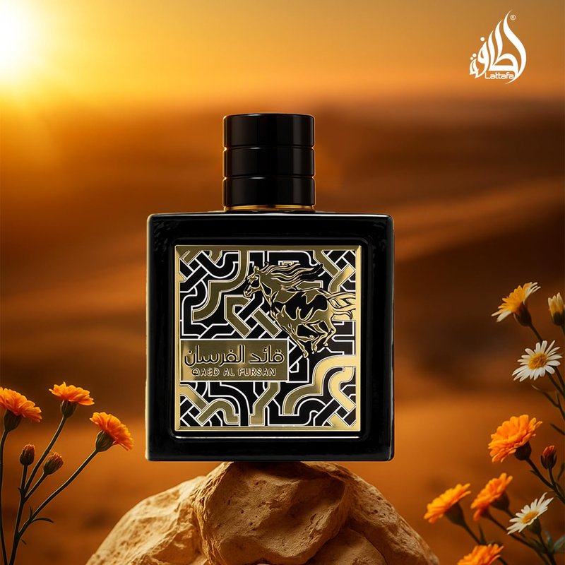 Lattafa Qaed Al Fursan Eau de Parfum Spray - 3.04 Ounce | Captivating Fragrance for Men