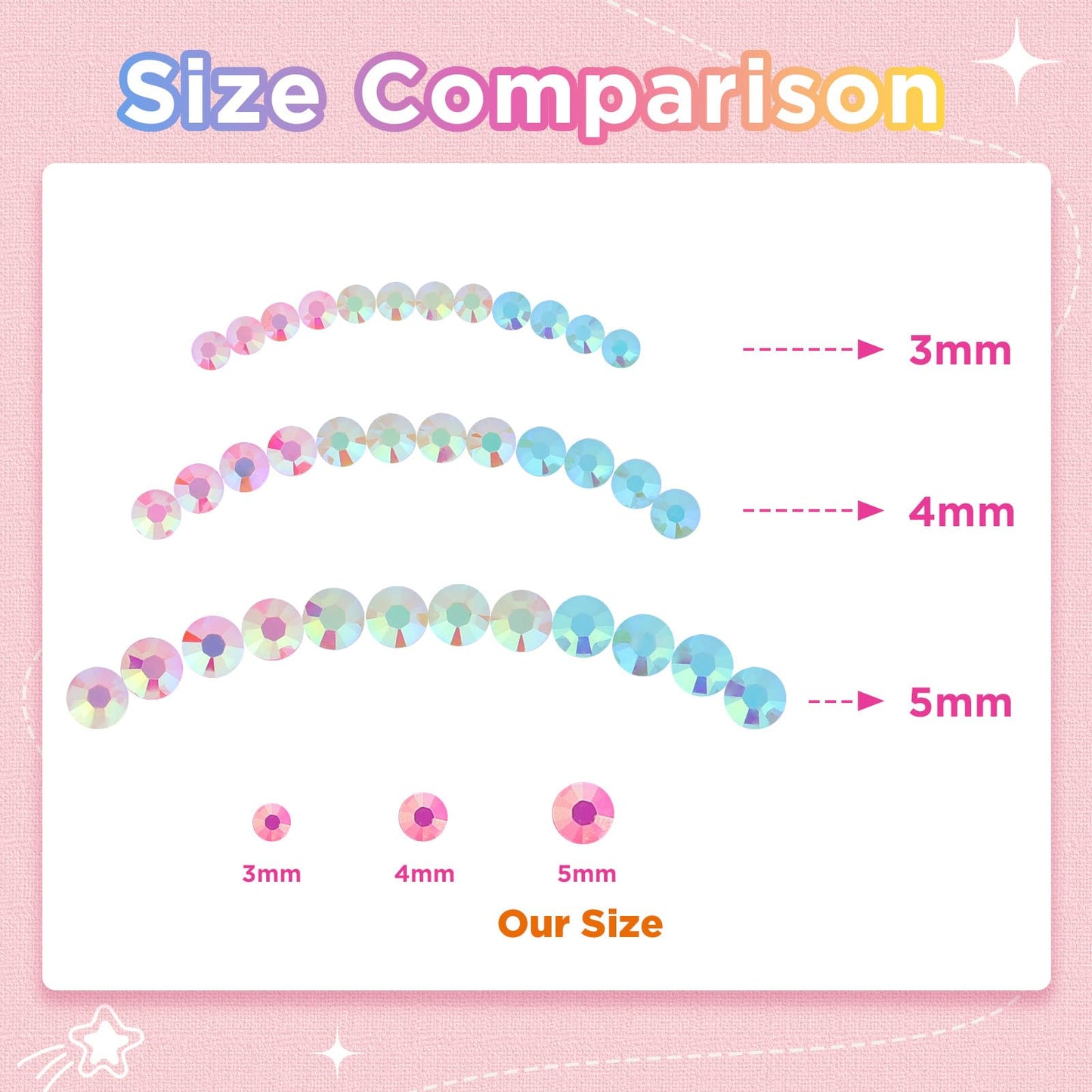 Zefy 40 Colors Resin Jelly Rhinestones for Bedazzling, 5mm 10000 Pcs Flatback Gems for Crafting, Bedazzling Kit with 3Pcs B7000 Glue for Clothing Shoes Nail Book Diamond Art