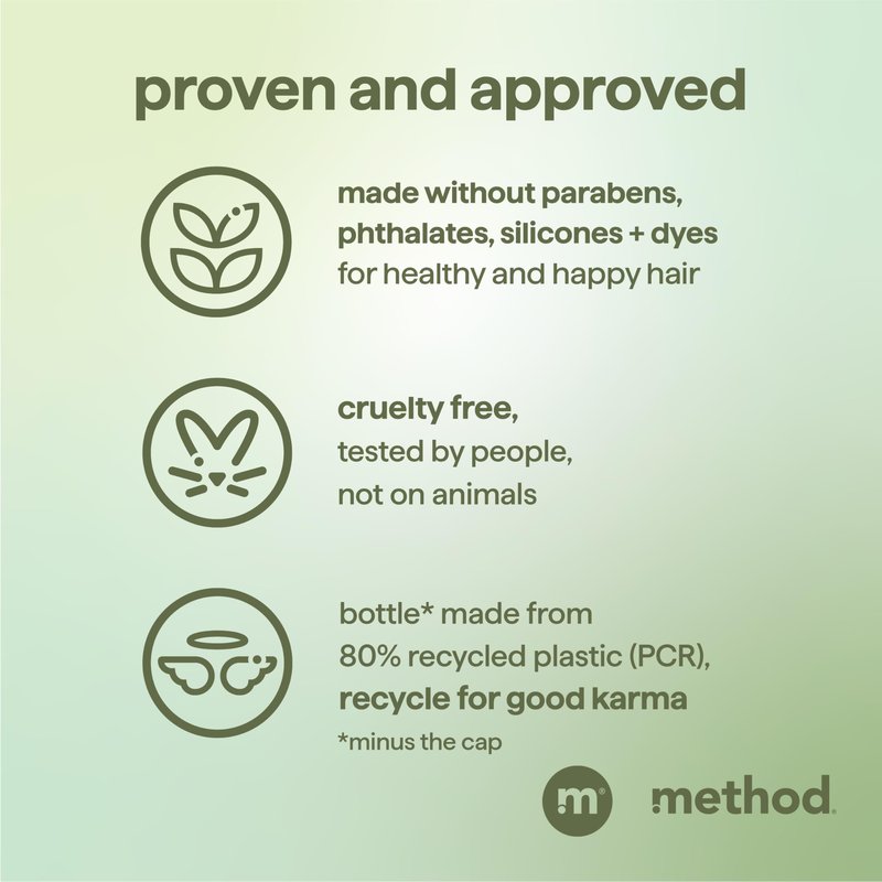Method Men 2-in-1 Shampoo and Conditioner, Juniper + Sage - Cleans and Conditions with Argan and Jojoba Oil - Made without Parabens - 14 oz