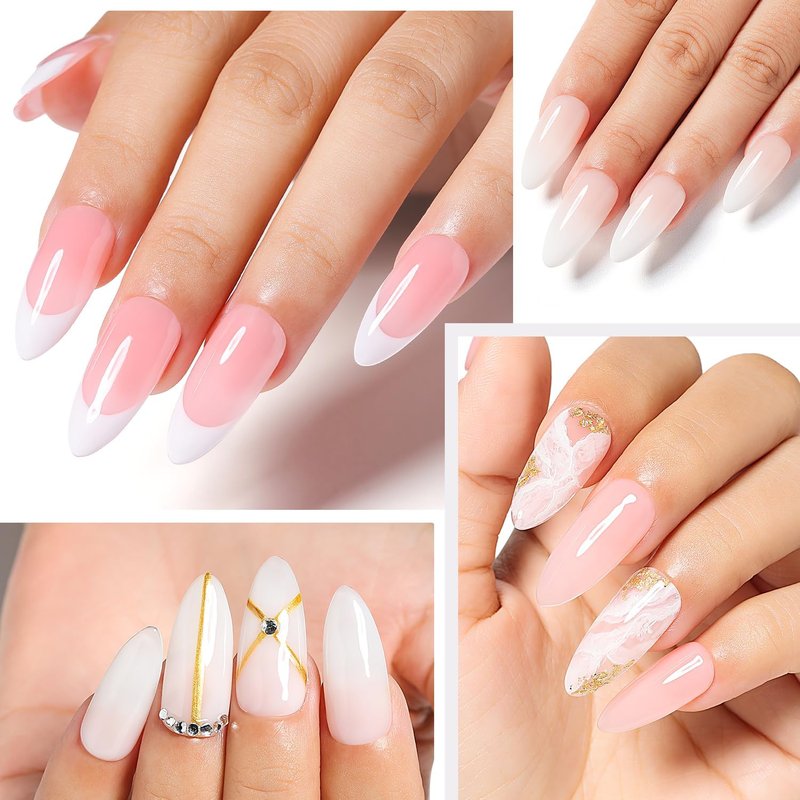 Nicedeco Gel Nail Polish Set - Hema Free No Wipe Top & Base Coat | 2 Pcs, 15ml, Low Odor, Vegan, Long Lasting