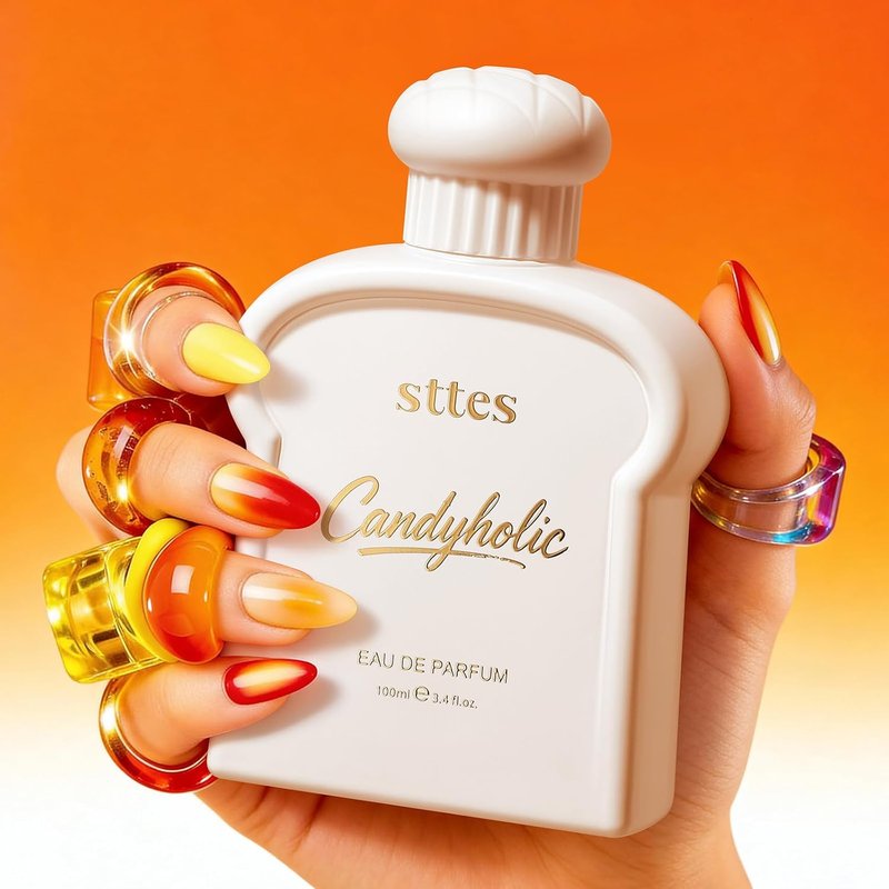 Candyholic Eau de Parfum for Women - Sweet Cotton Candy & Butterscotch Scent | 3.4 Fl Oz (100ml)
