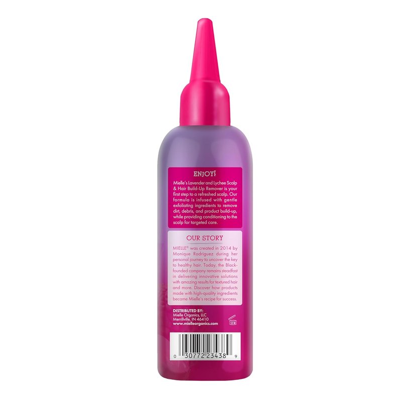 Mielle Organics Scalp & Hair Build-Up Remover - Clarifying Pre-Shampoo Treatment with Niacinamide & Lavender Extract, 4 fl oz