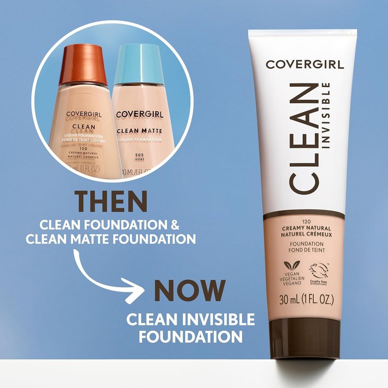 CLEAN MATTE Liquid Foundation - Perfect Beige 548 | Long-Lasting, Oil-Free Formula