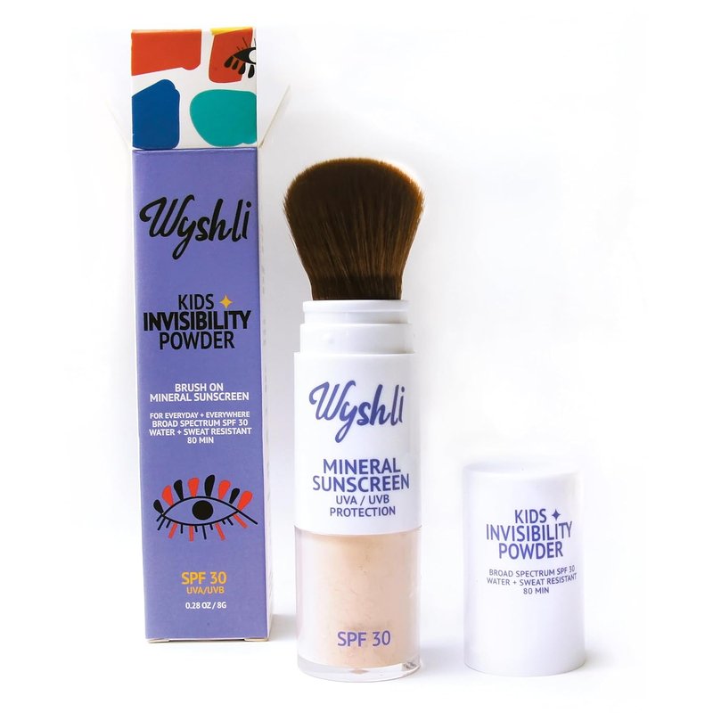 Skiennix Invisibility Powder - Mineral SPF 30 Sunscreen for Kids - Broad Spectrum, Water-Resistant Face & Body Protection
