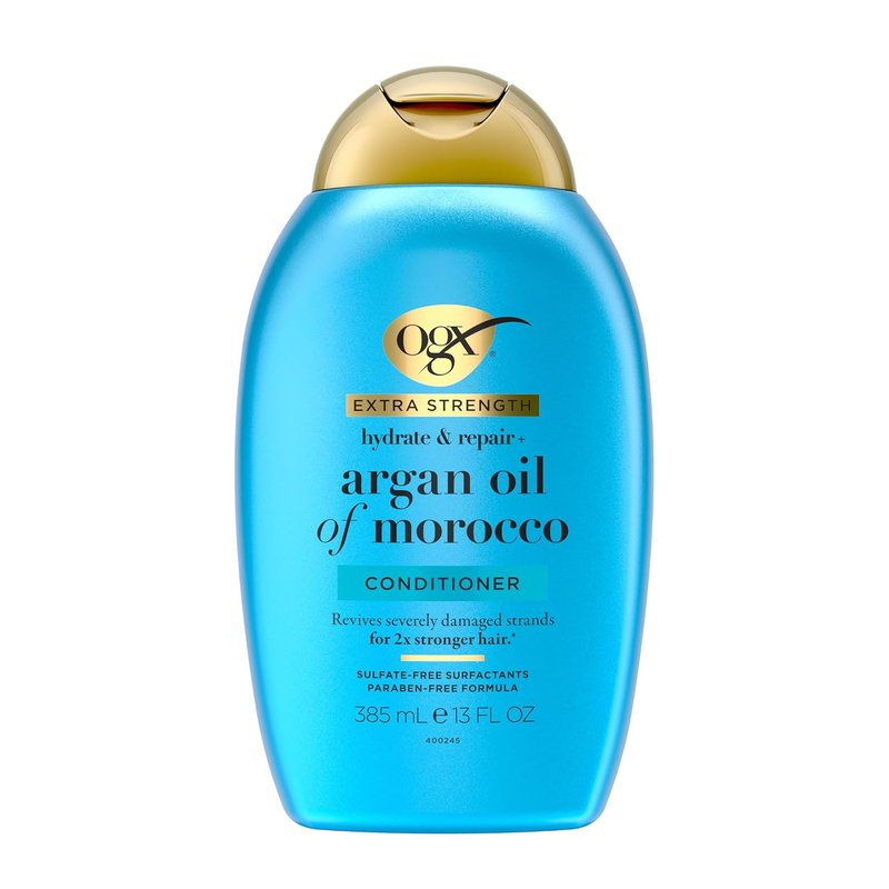 OGX Extra Strength Argan Oil Conditioner - Hydrate & Repair Dry, Damaged Hair | 13 Fl Oz