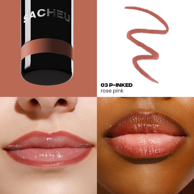 Glow Beamin' Bundle - High Pigment Buildable Makeup for Luminous Glow | Includes Lip Liner, Cheek & Liquid Glow