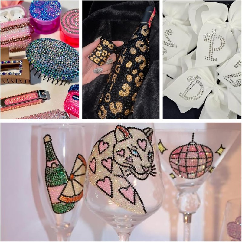 35000Pcs Resin Bedazzler Kit with Rhinestones and Tools 3mm Flat Back Rhinestones for Bedazzling Kit 28 Colors DIY Multicolor Bedazzling Gems for Crafting Clothes Cup Shoes Nail Makeup