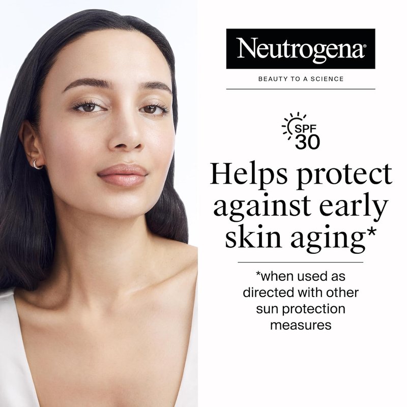 Neutrogena Rapid Wrinkle Repair - Retinol Face Moisturizer with SPF 30 | Anti-Aging Cream with Hyaluronic Acid, 1 fl. oz