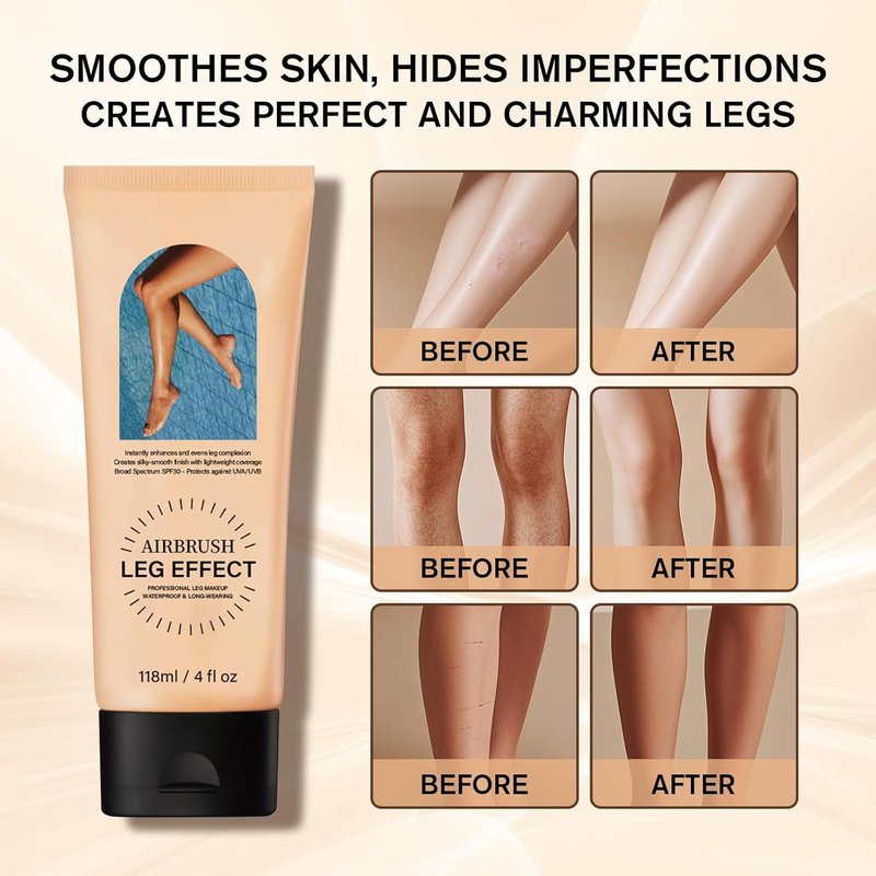 Regine Switzerland Leg Makeup - Waterproof, No Transfer Scar Cover for Flawless Skin Tones (1# Fairest Glow)