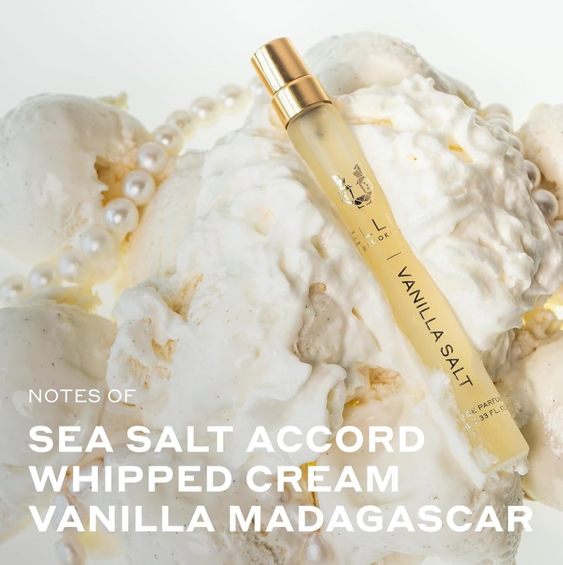 Ellis Brooklyn Vanilla Salt Eau de Parfum Travel Spray | 0.33oz Vegan Perfume with Sea Salt & Jasmine