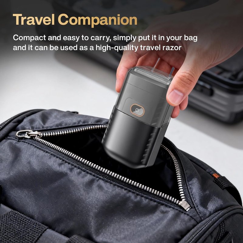 Skiennix Electric Foil Shaver - Waterproof Cordless Razor with LED Display | Dual Floating Heads, Perfect for Travel