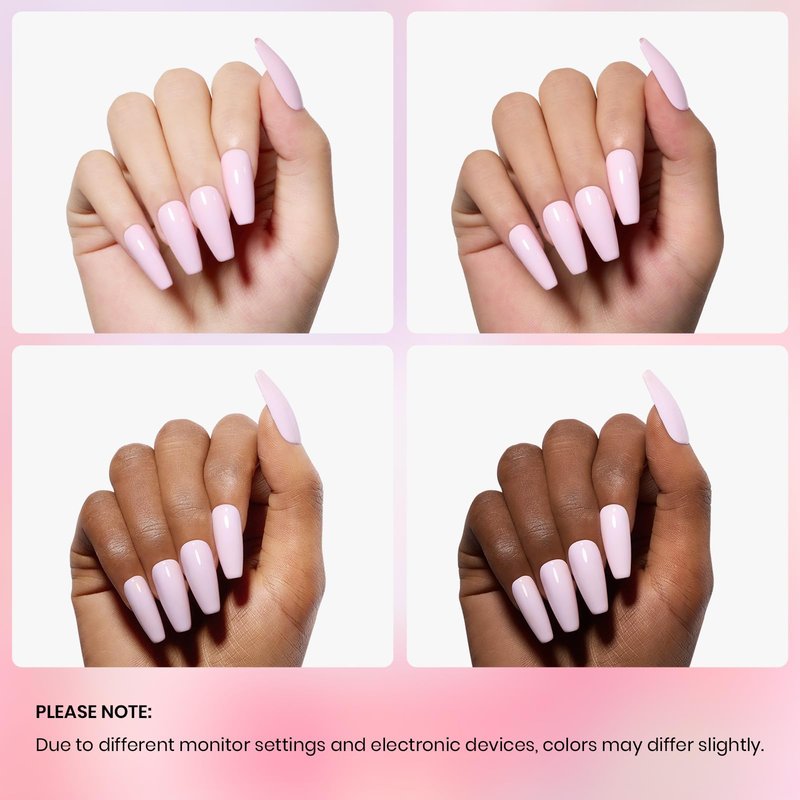 Beetles Pink Gel Polish - Barely Pink 15ML/0.51Fl Oz, Light Pink Gel Nail Polish, Soak Off UV LED Lamp Nail Art, Long-Lasting Manicure Salon DIY Home Bright Summer Nails