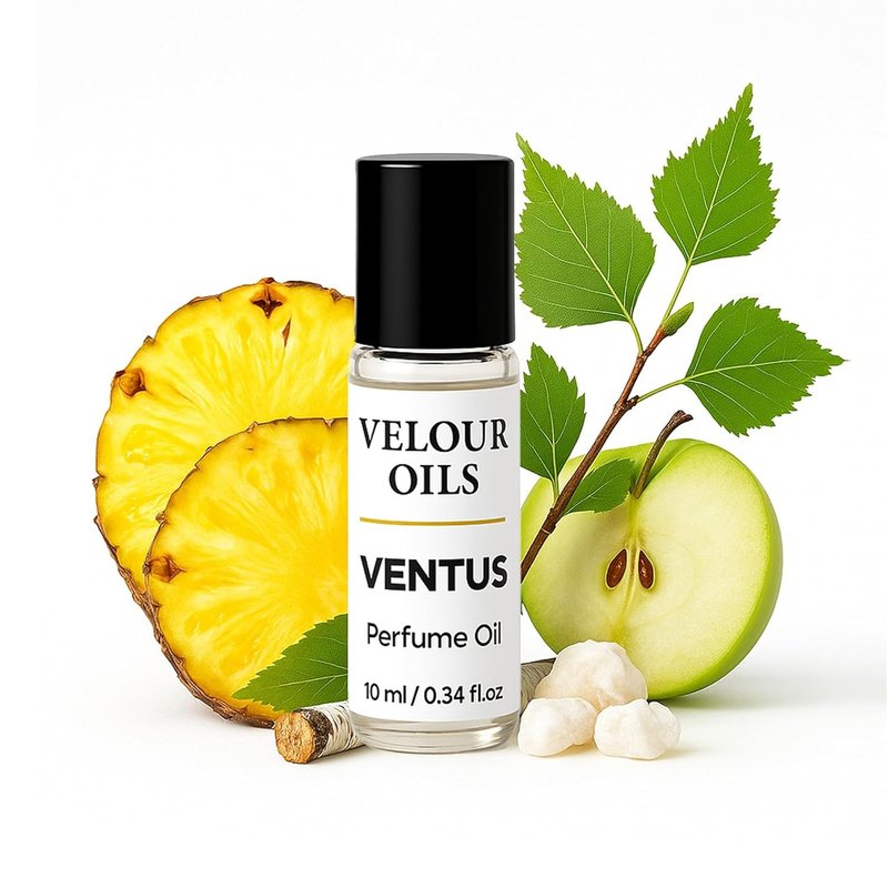 A.ventus Perfume Oil for Men – Inspired by Creed Aventus -Strong Long-Lasting Roll-On, Alcohol-Free Concentrated Fragrance Oil (Pack of 2, 10ml)