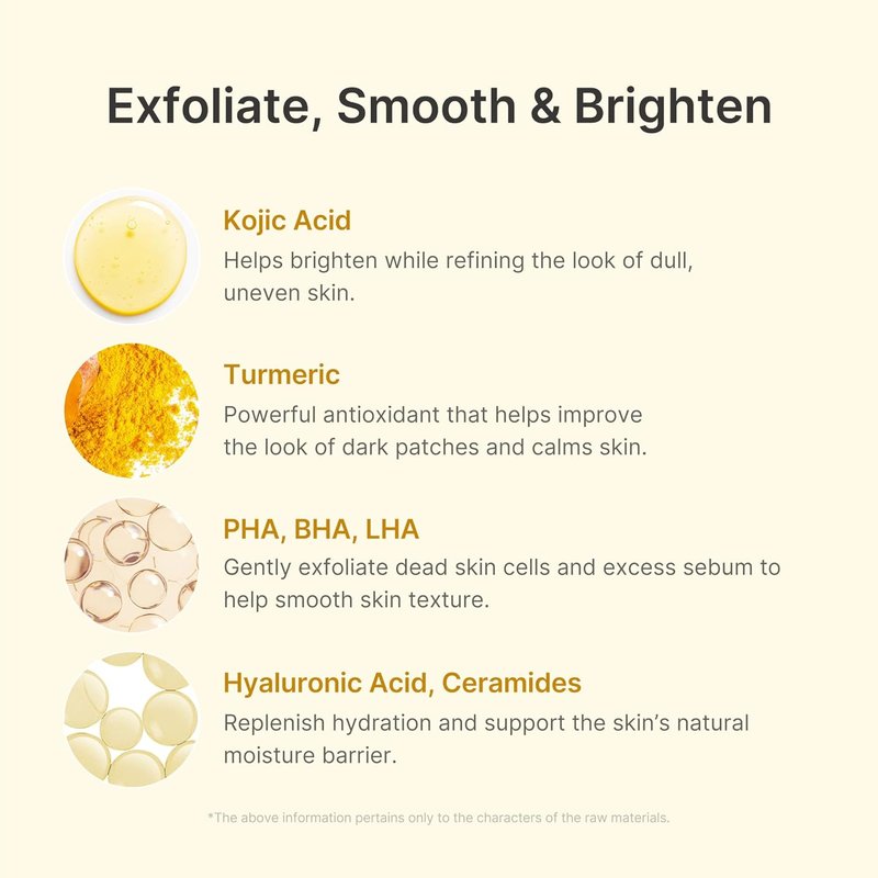 Medicube Body Peel Shot - Gentle Exfoliating Serum with Kojic Acid & Turmeric | 9.46 fl. oz for Brightening & Smoother Skin