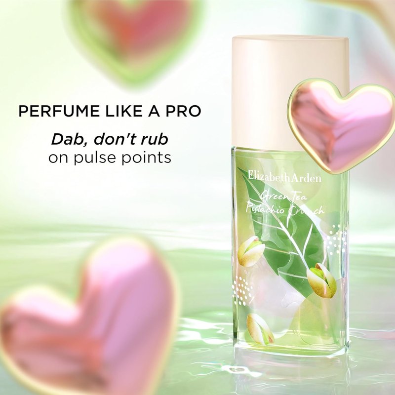 Elizabeth Arden Green Tea Pistachio Crunch Eau De Toilette - Women's Perfume with Pistachio, Green Tea & Vanilla Bean Notes