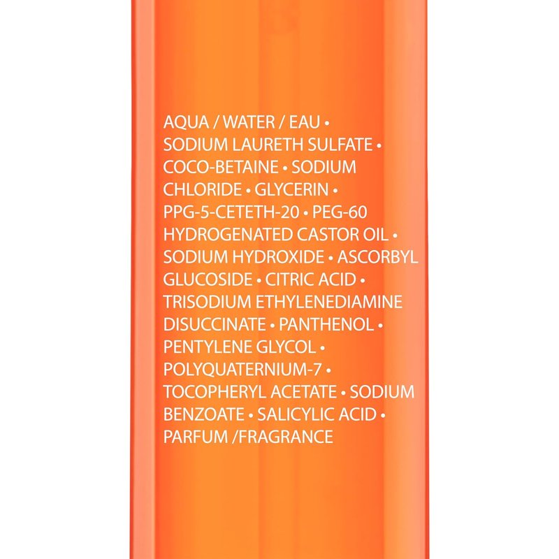 La Roche-Posay Vitamin C Brightening Face Wash, Gentle Foaming Facial Cleanser with Vitamin Cg and Vitamin B3 to Brighten and Even Skin Tone, Vitamin C Face Wash that Cleanses Dirt & Makeup, 200ml