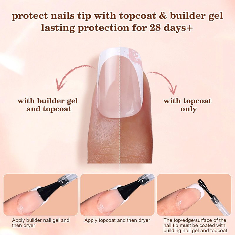 Dsixnails Press on Nails, Soft Gel Nail Tips, Long lasting Acrylic Fake Nails, No Need to File False Nail Tips Extension for Women Girl Nails