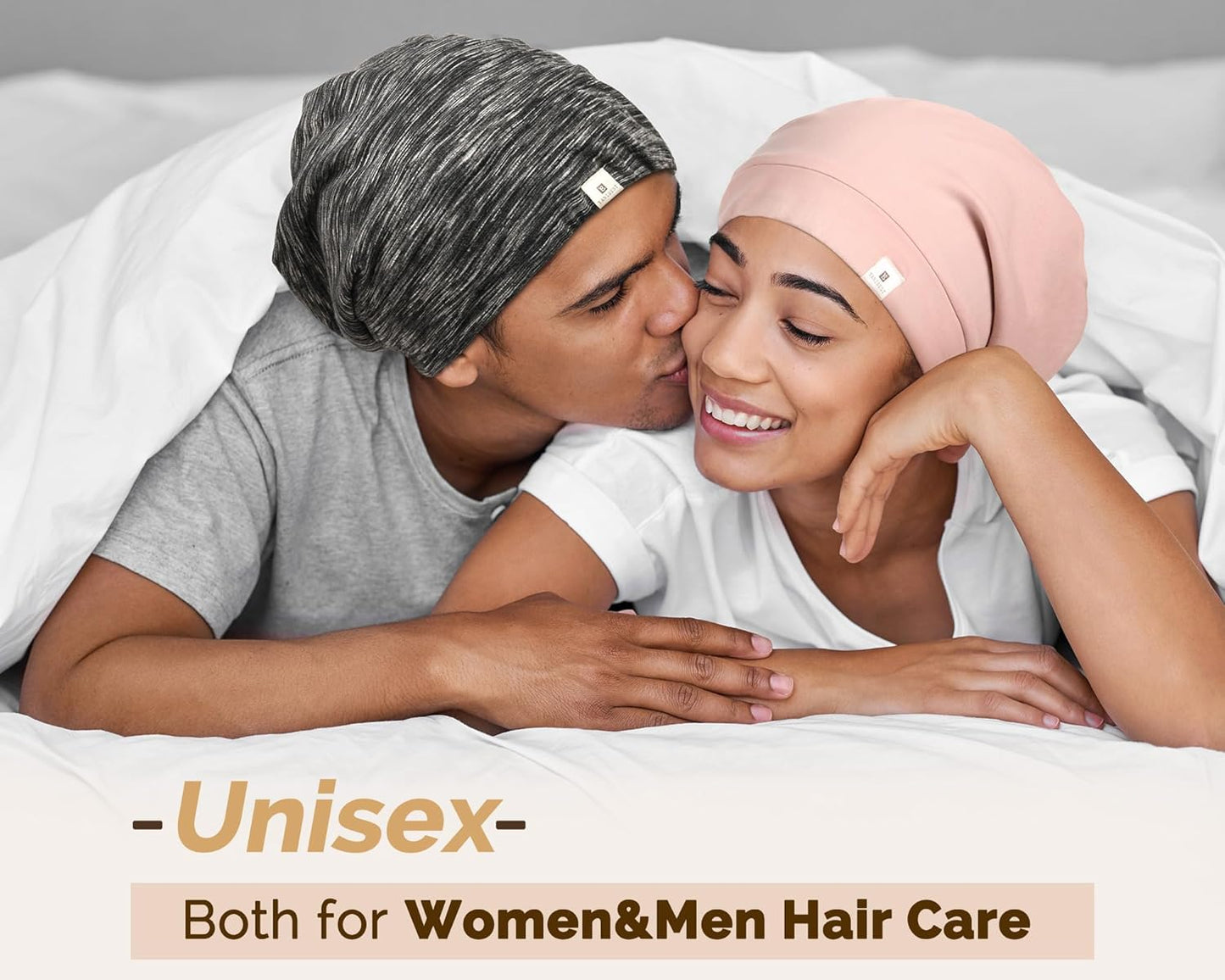YANIBEST Silk Satin Bonnet - Adjustable Hair Wrap for Sleeping | Perfect for Curly Hair & Braids, Black