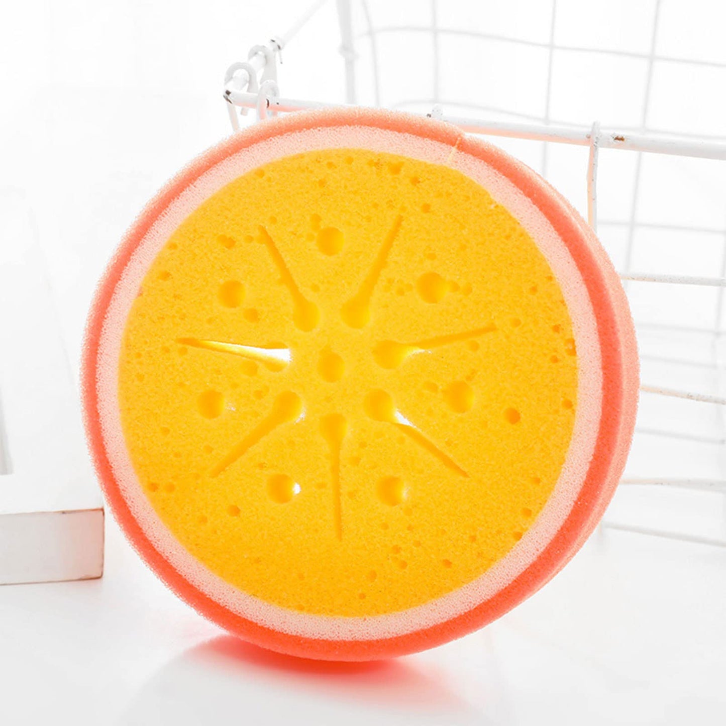 Fruit Shaped Soft Bath Sponge Exfoliate Dead Skin Removal Tool For Adults Children Bathroom