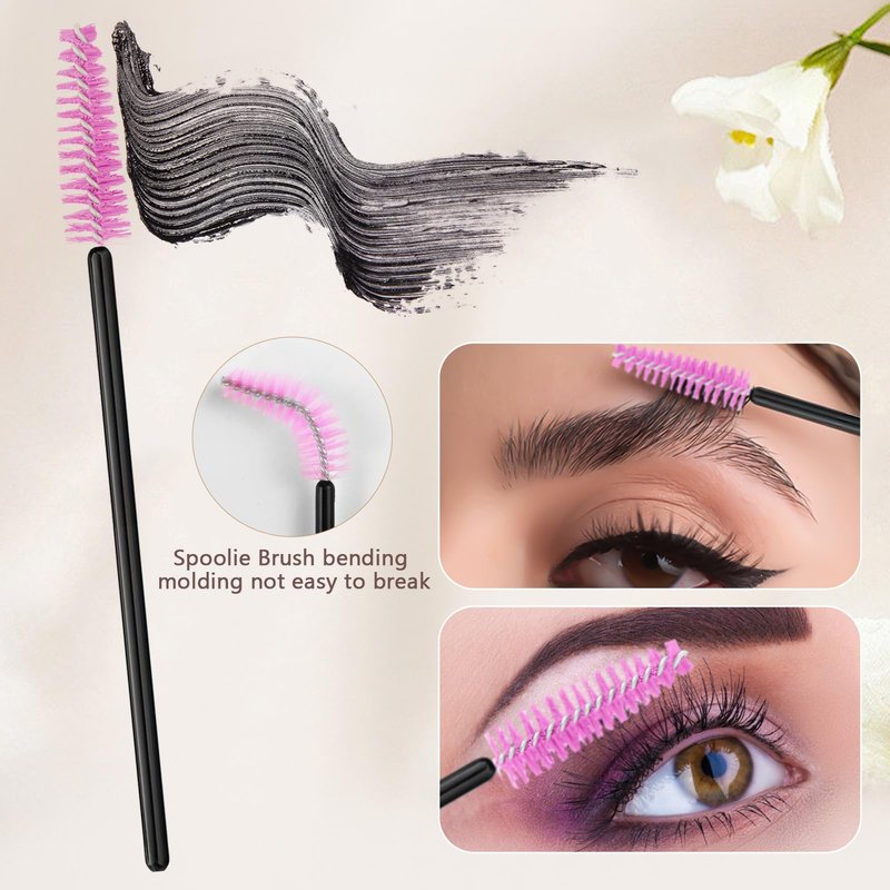 5 in 1 Eyebrow Trimming & Shaping Kit with Scissors, Razor, Spoolie & Cleaning Brush - Men/Women - Black