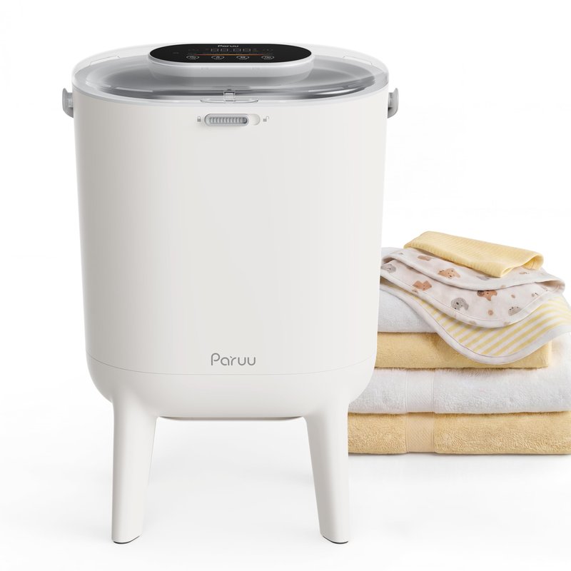 Paruu Towel Warmer for Bathroom, 2-in-1 Heating & Drying with Baby Care Mode, LED Display, Dual Child Lock, Auto Shut Off, Fits Up to 2 Oversized Towels, Bathrobes, Blankets, Baby Clothes and Bibs