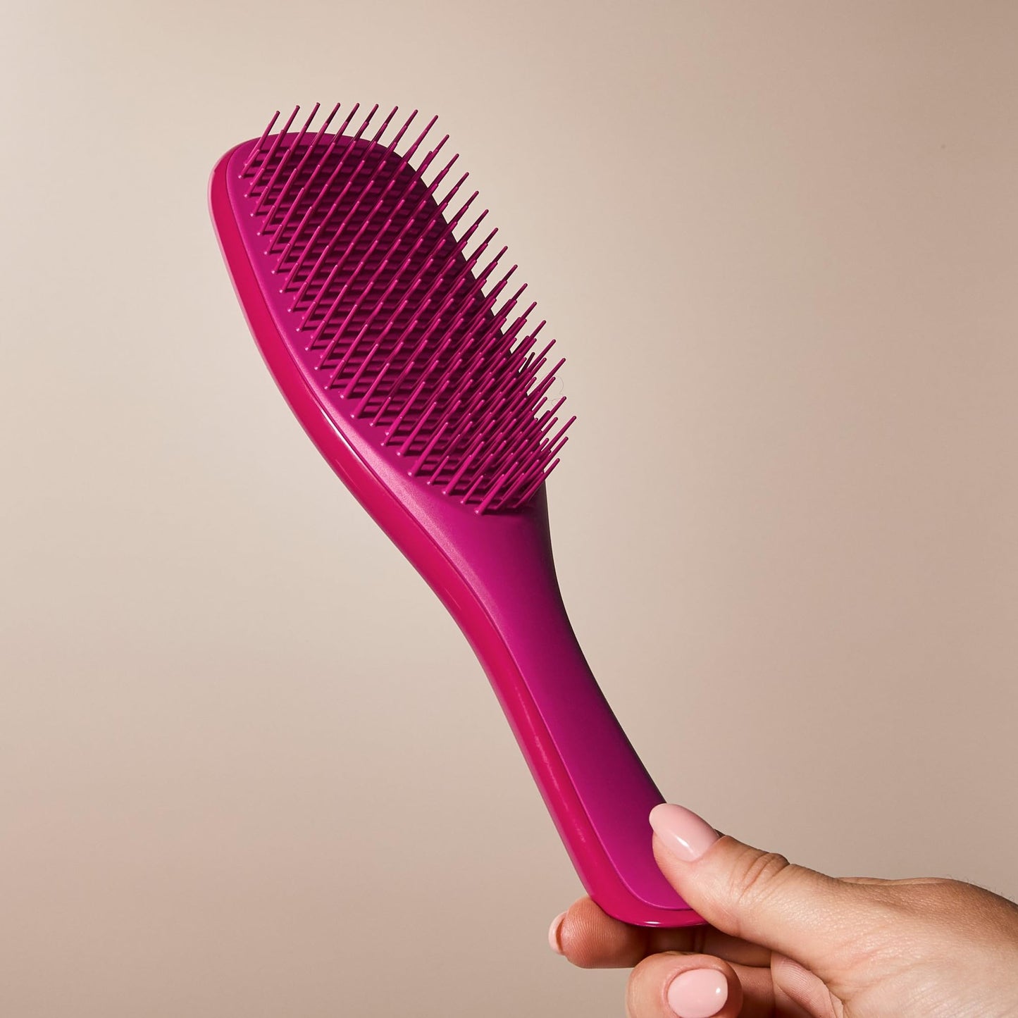 Tangle Teezer Ultimate Detangler Brush for Wet & Dry Hair, Eliminates Knots & Reduces Breakage for Straight to Wavy Hair Types, Electric Raspberry