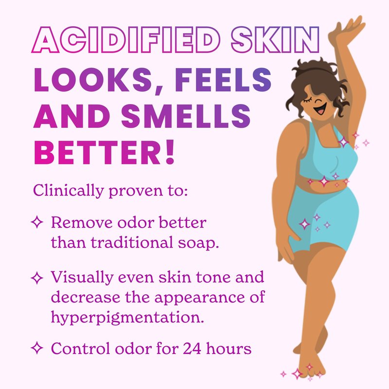 Lume Acidified Body Wash - 24 Hour Odor Control - Removes Odor Better than Soap - Moisturizing Formula - SLS Free, Paraben Free - Safe For Sensitive Skin - 8.5 ounce (Clean Tangerine)