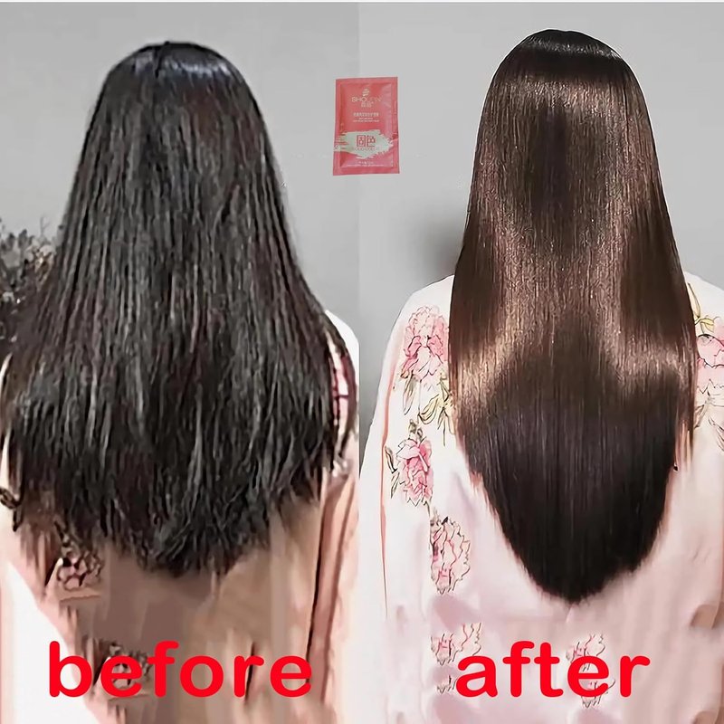 Light Golden Brown Hair Dye Shampoo - Permanent Gray Coverage for Men & Women | 3-in-1 Formula