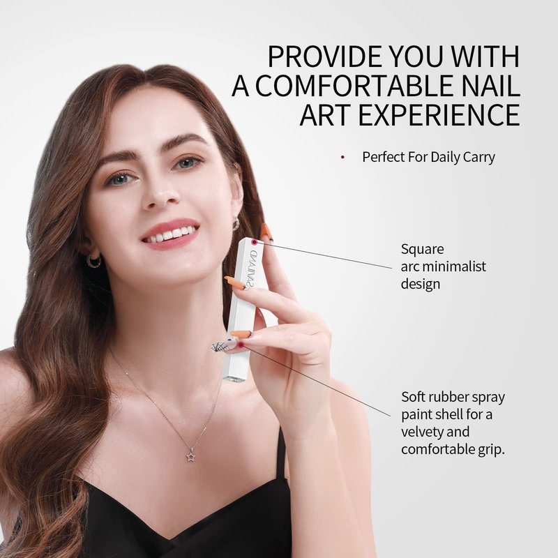 SAVILAND U V Light for Nails: Handheld Gel Lamp for Gel Nails Flash Cure Lamp for LED Nail Lamp Portable Mini Nail Dryer Polish Nail Glue USB Flashlight Home DIY Manicure Art