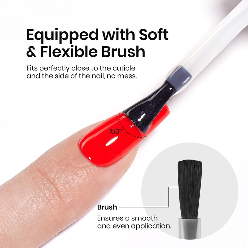 Beetles Gel Top Coat Set, 2Pcs 15ml Top Coat Gel Nail Polish No Wipe Long Lasting Shining Glossy Manicure Soak off U V Lamp Needed Nail Art Design Gifts for Women
