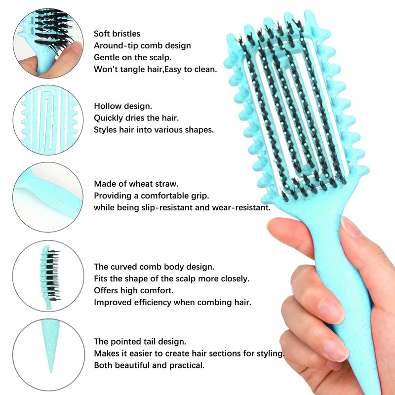 LushenBell Curl Defining Brush (Green)
