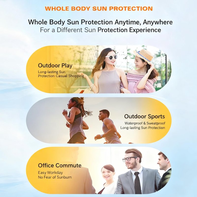 30PCS Travel-Size SPF 50+ PA++++ Mini Sunscreen – Lightweight, Non-Greasy, Water-Resistant Bulk Sunblock for Face & Body, Perfect Vacation Essentials & Party Favors