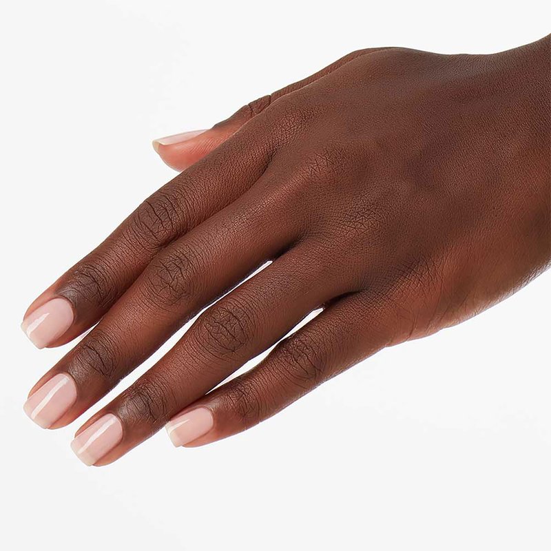 OPI Nail Lacquer Put it in Neutral | Sheer Soft Pink Crème Chip Resistant Nail Polish | Fast Drying, Streak Free