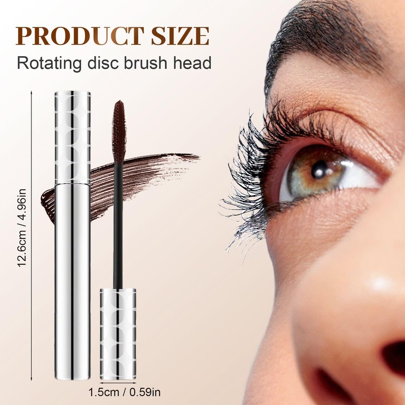 Mascara for Older Women 60 Plus, 2026 New Mascara Volume and Length for Mature Women with Thinning Lashes, Non Clumping Waterproof Long Wear (Black)